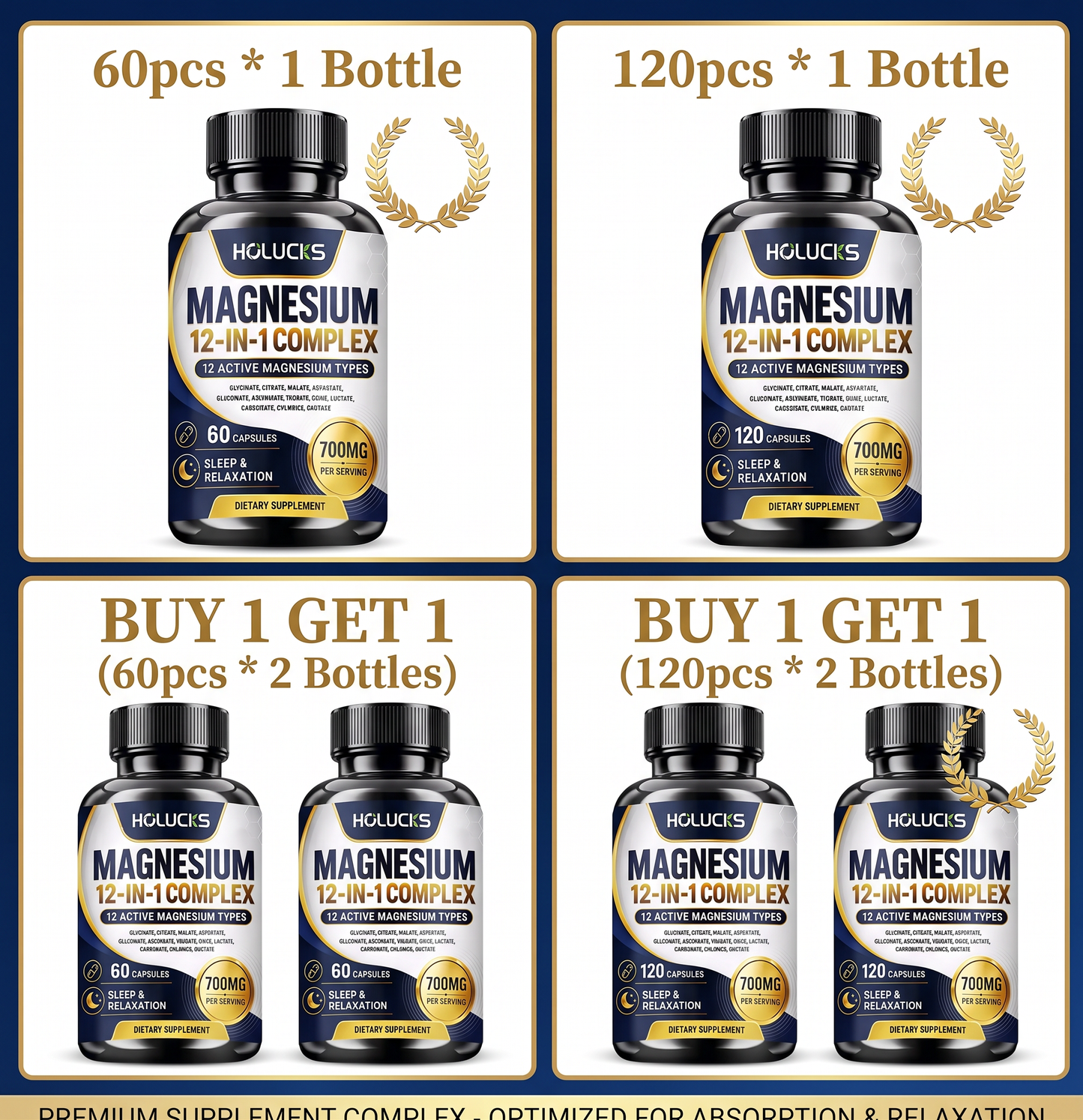 12-in-1 Premium Magnesium Complex